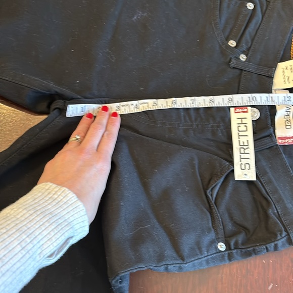 NWT Levi’s 512 black slim tapered jeans size 6 - Picture 8 of 9